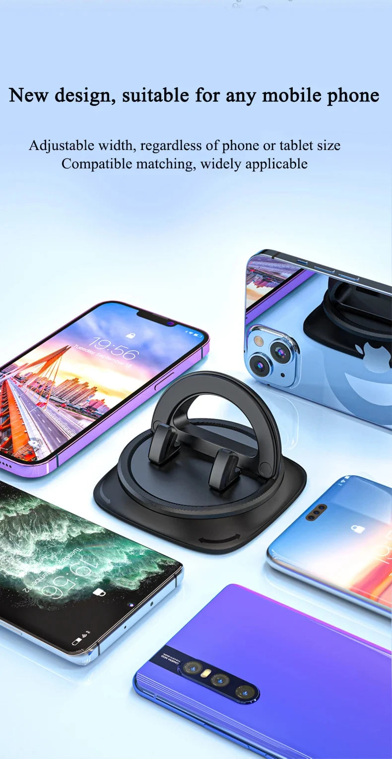 360° Rotating Car Phone Holder – Universal Dashboard Mount