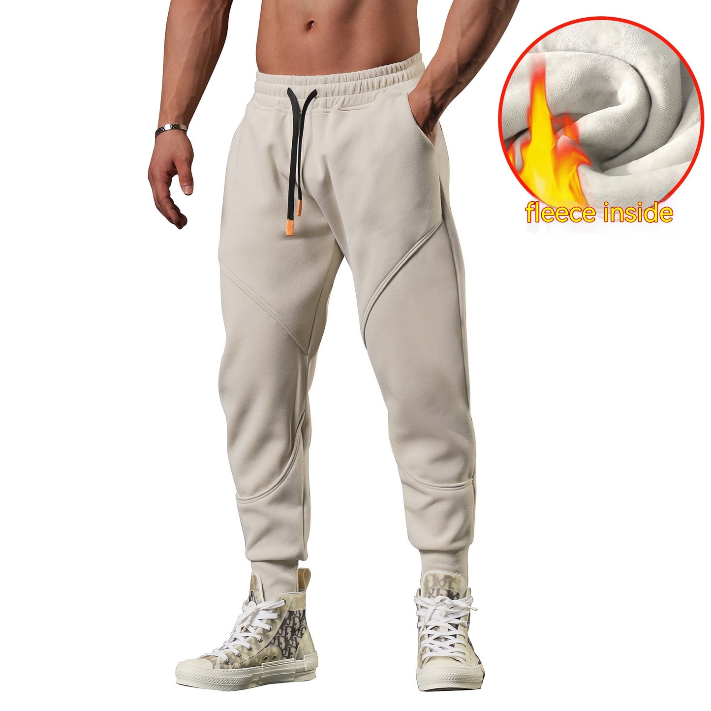 Men's Loose Tapered Track Sweatpants