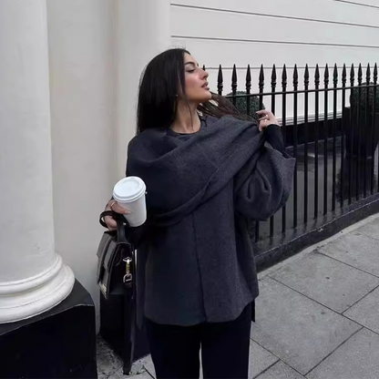 Asymmetry Chic Winter Coat