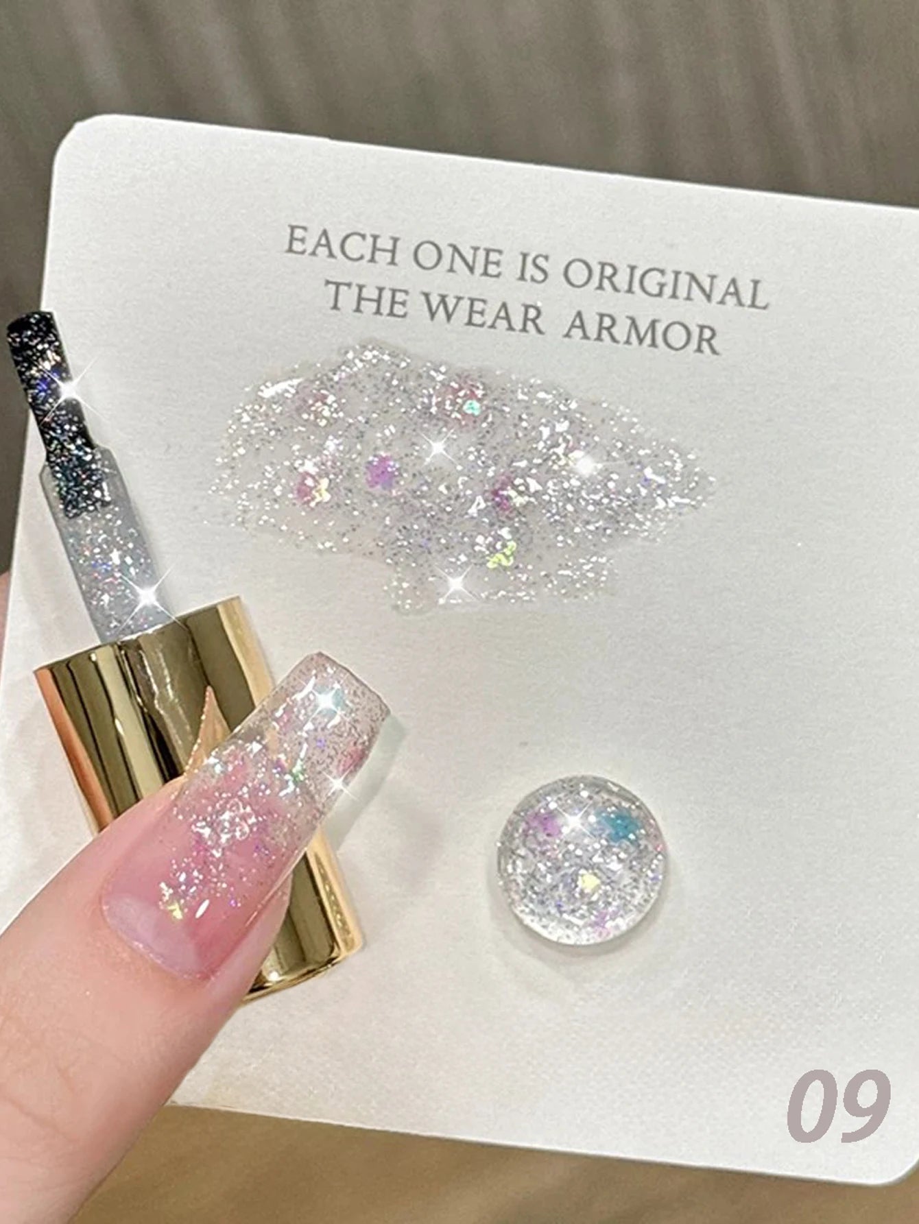 MIANEL 12ML White Nails Jimeng Wedding Dress Fine Glitter Gel Nail Polish Super Flash Glitter Nail Polish Nail Art Salon Use