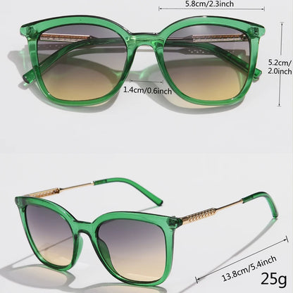 Classic Square Sunglasses Women Men Vintage Brand Sun Glasses Alloy Frame Retro Trend Fashion Style Shades Oculos de sol