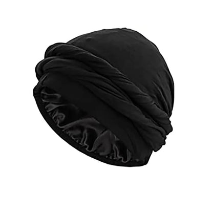 Unisex Turban HeadWrap HaloTurban Durag Comfy Chemo Hat Satin Lined HeadScarf Muslim Hijab Turban HeadScarf Dropship