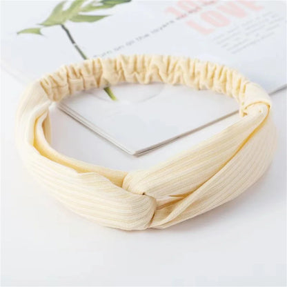 Ribbed Twist Knot Headband