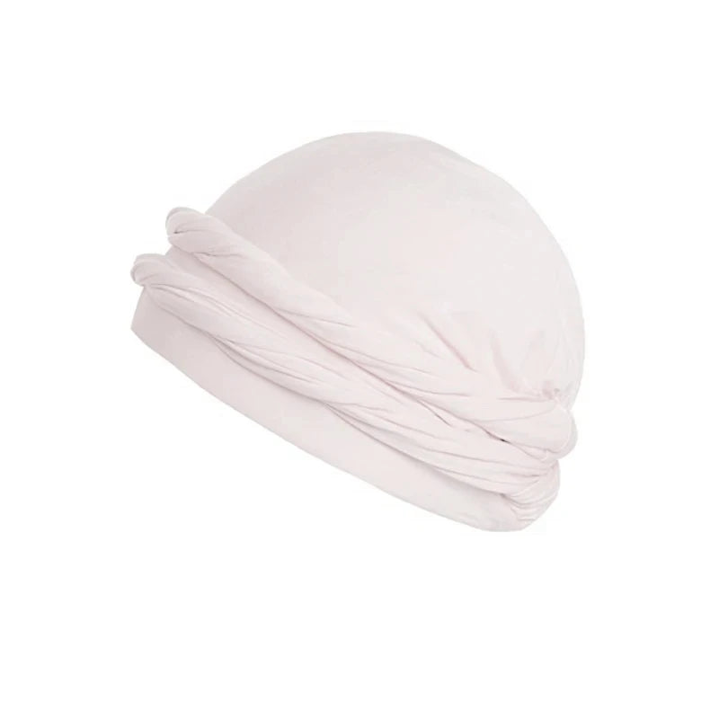 Unisex Turban HeadWrap HaloTurban Durag Comfy Chemo Hat Satin Lined HeadScarf Muslim Hijab Turban HeadScarf Dropship