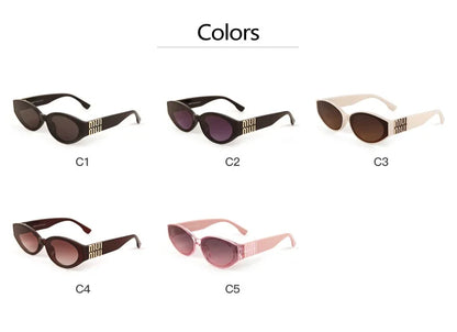 2026 Glamour Fashion Women Sunglasses Luxury Oval Designer Men Glasses Trend Classic Brand Unisex Shades UV400