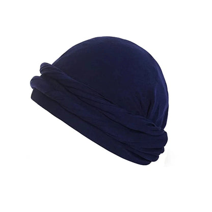 Unisex Turban HeadWrap HaloTurban Durag Comfy Chemo Hat Satin Lined HeadScarf Muslim Hijab Turban HeadScarf Dropship