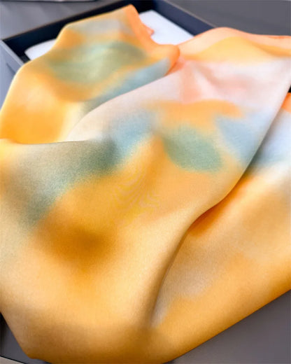2026 New Shawl Print Headscarf Hair Wrap Neckerchief Female Satin Square Scarf For Women Headband Foulard Hijab Bandana