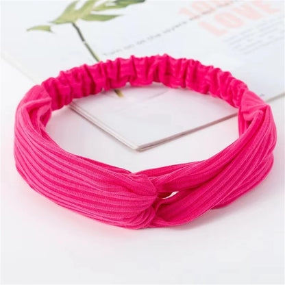Ribbed Twist Knot Headband