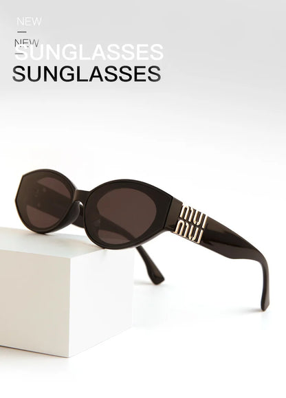 2026 Glamour Fashion Women Sunglasses Luxury Oval Designer Men Glasses Trend Classic Brand Unisex Shades UV400