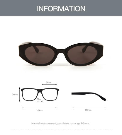 2026 Glamour Fashion Women Sunglasses Luxury Oval Designer Men Glasses Trend Classic Brand Unisex Shades UV400