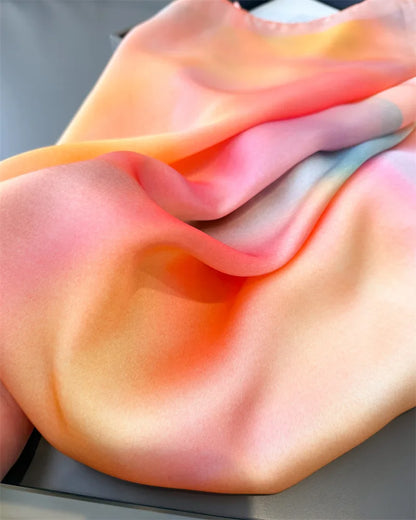 2026 New Shawl Print Headscarf Hair Wrap Neckerchief Female Satin Square Scarf For Women Headband Foulard Hijab Bandana