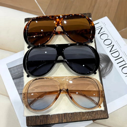 3pcs European and American retro style women's fashionable sunglasses
