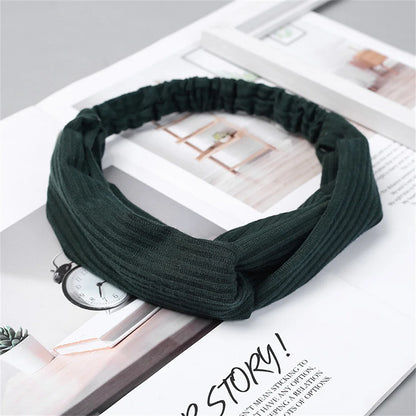 Ribbed Twist Knot Headband
