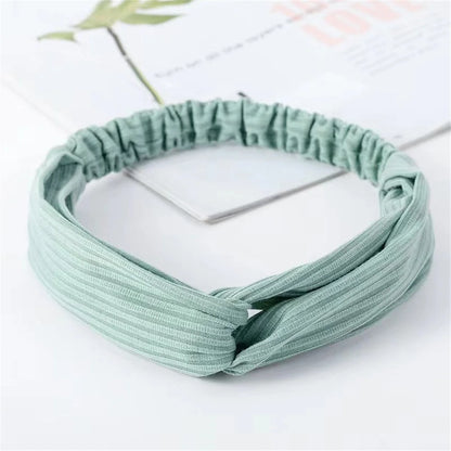 Ribbed Twist Knot Headband