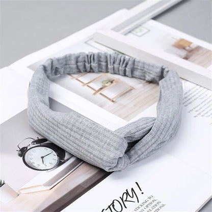 Ribbed Twist Knot Headband