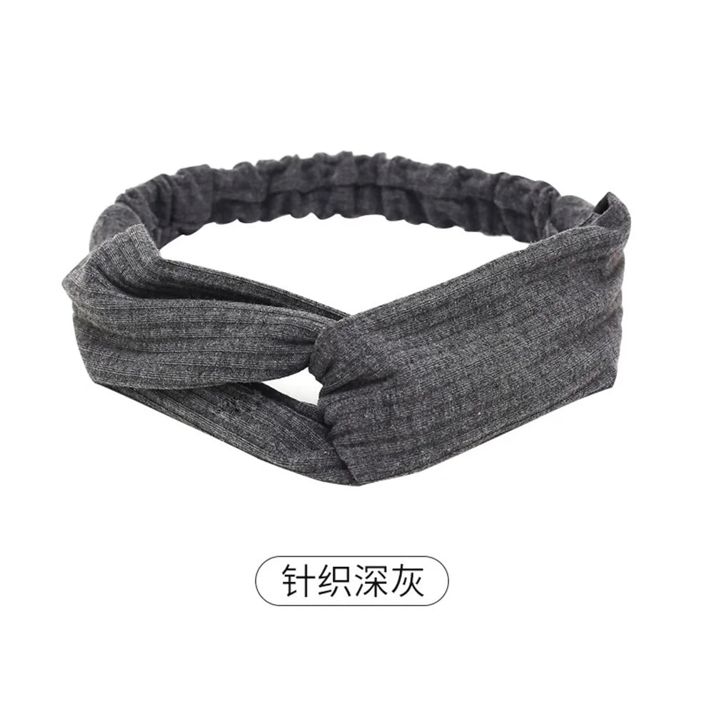Ribbed Twist Knot Headband