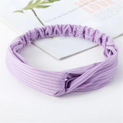 Ribbed Twist Knot Headband