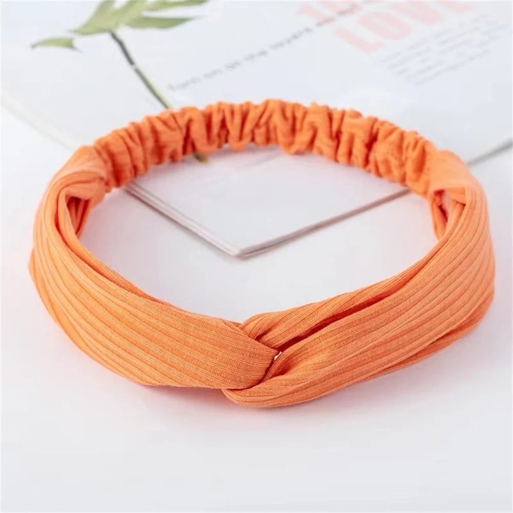 Ribbed Twist Knot Headband