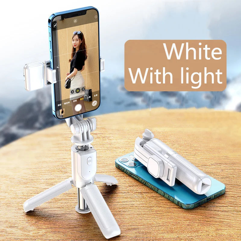 Wireless Selfie Stick Tripod with Remote – Extendable Phone Holder