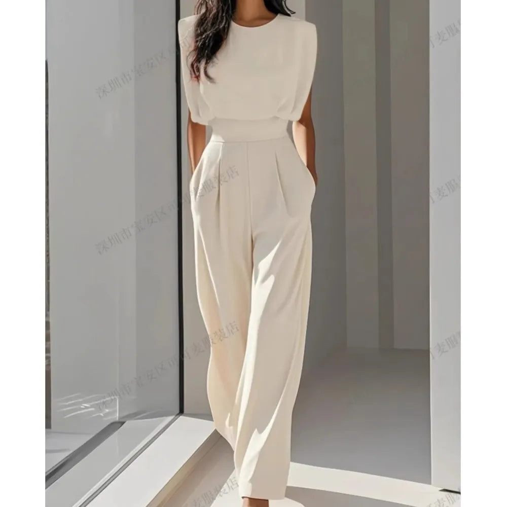 Elegant High Waisted Jumpsuit