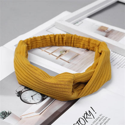 Ribbed Twist Knot Headband