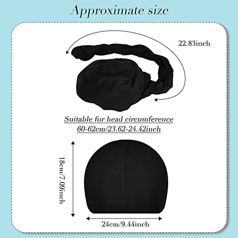 Unisex Turban HeadWrap HaloTurban Durag Comfy Chemo Hat Satin Lined HeadScarf Muslim Hijab Turban HeadScarf Dropship
