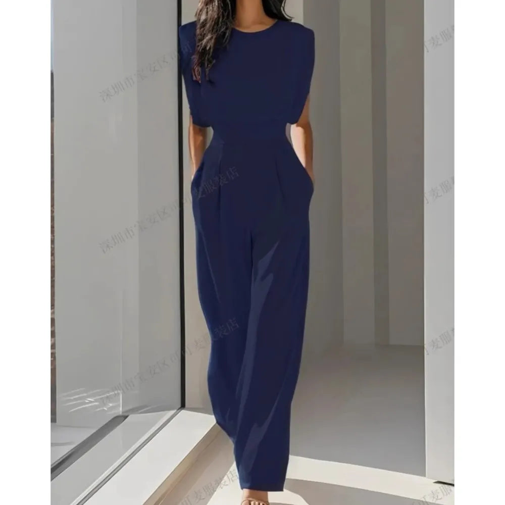 Elegant High Waisted Jumpsuit