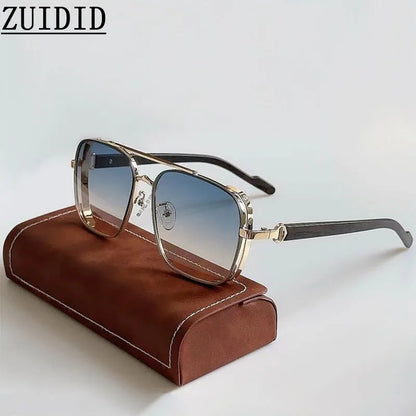 2023 Sunglasses For Men Square Sunglasses Women Trendy Luxe Vintage Fashion Glasses Retro Steampunk Shades Gafas De Sol Hombre