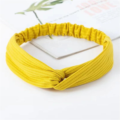 Ribbed Twist Knot Headband