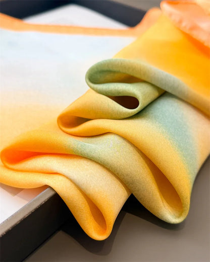 2026 New Shawl Print Headscarf Hair Wrap Neckerchief Female Satin Square Scarf For Women Headband Foulard Hijab Bandana
