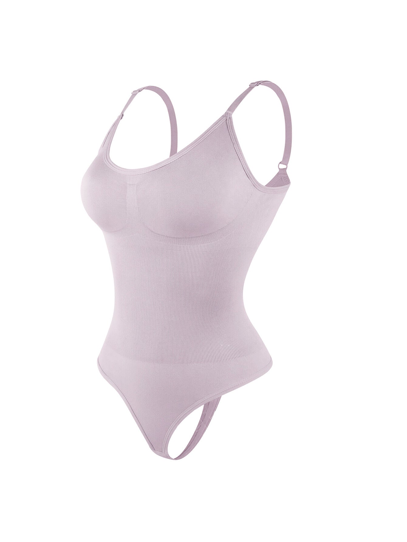 Women's Seamless Body Shaper Bodysuit ? Tummy Control Shapewear (Black)