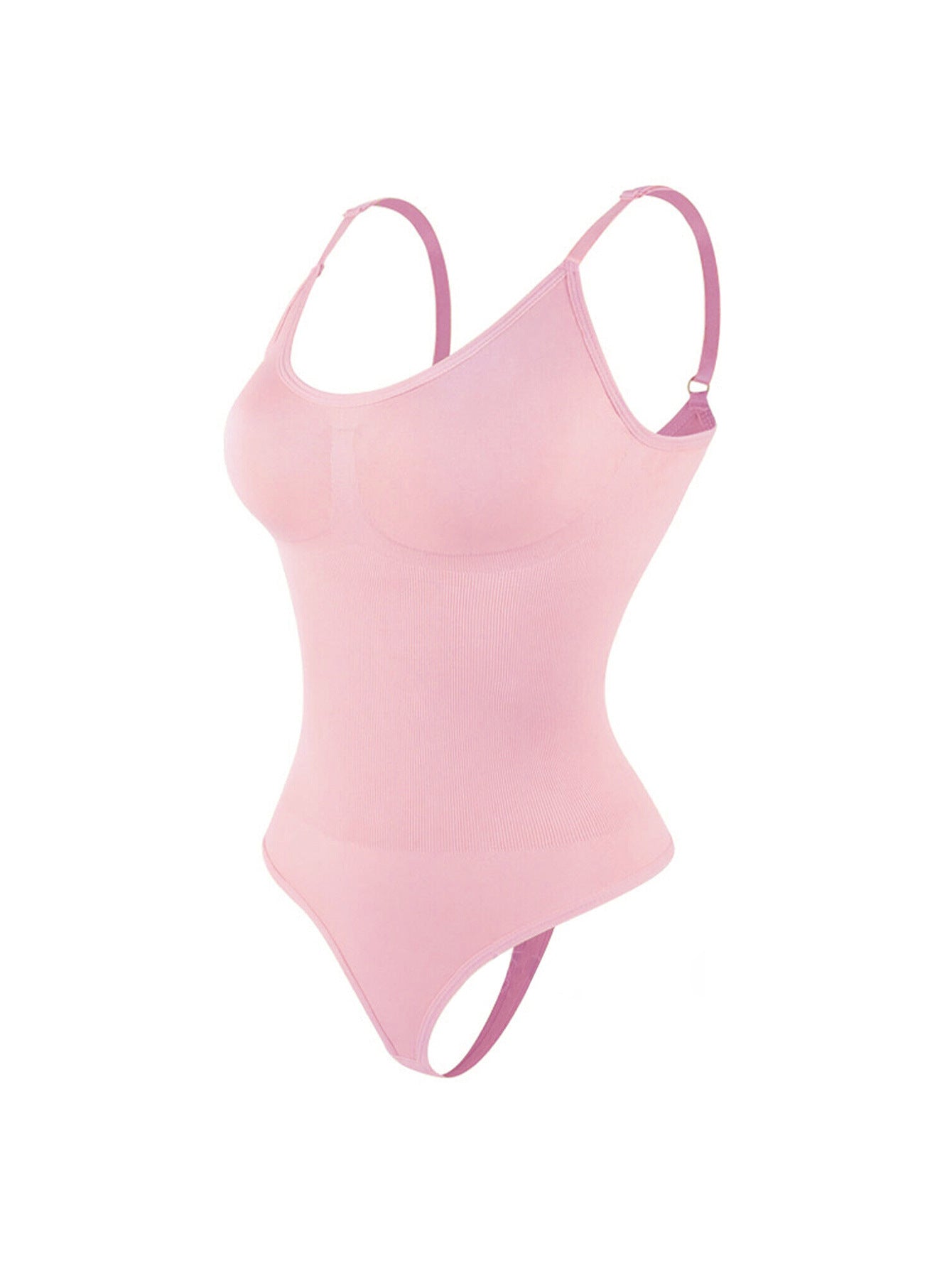 Women's Seamless Body Shaper Bodysuit ? Tummy Control Shapewear (Black)